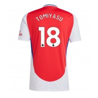 Billiga Arsenal Takehiro Tomiyasu #18 Hemma fotbollskläder 2024-25 Kortärmad